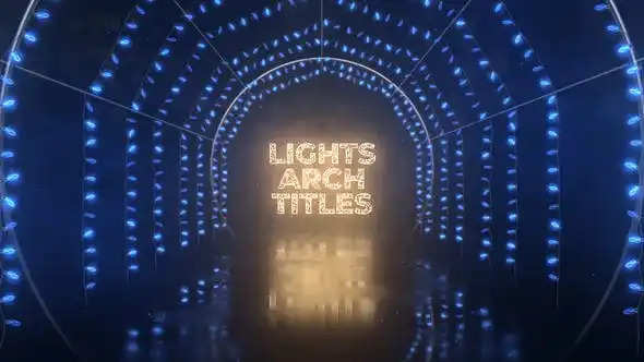 videohive lights arch titles