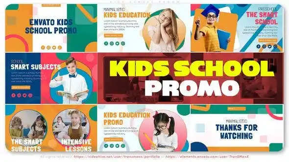 Kids school promo