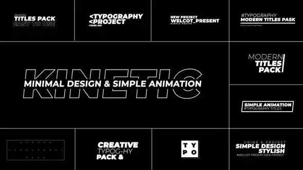 videohive typography titles 2.0 | after effects