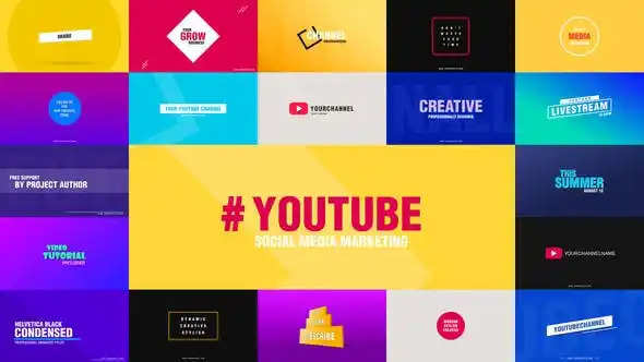 videohive youtube titles for after effects