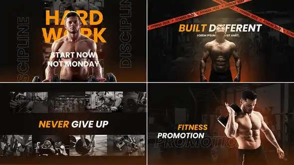 Videohive Gym Fitness Opener