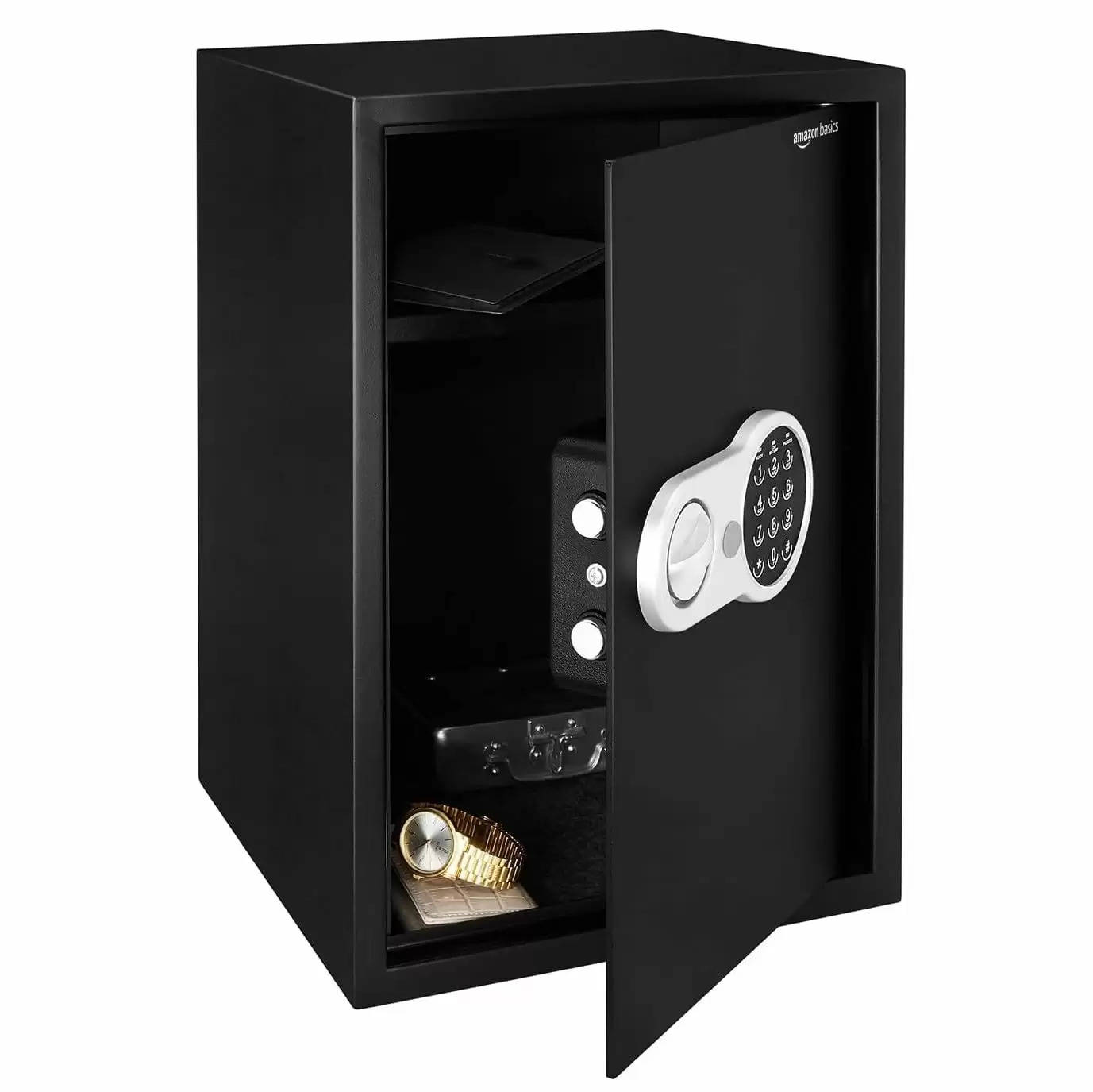 Amazon Basics Digital Safe With Electronic Keypad Locker For Home, Gross Capacity - 58L